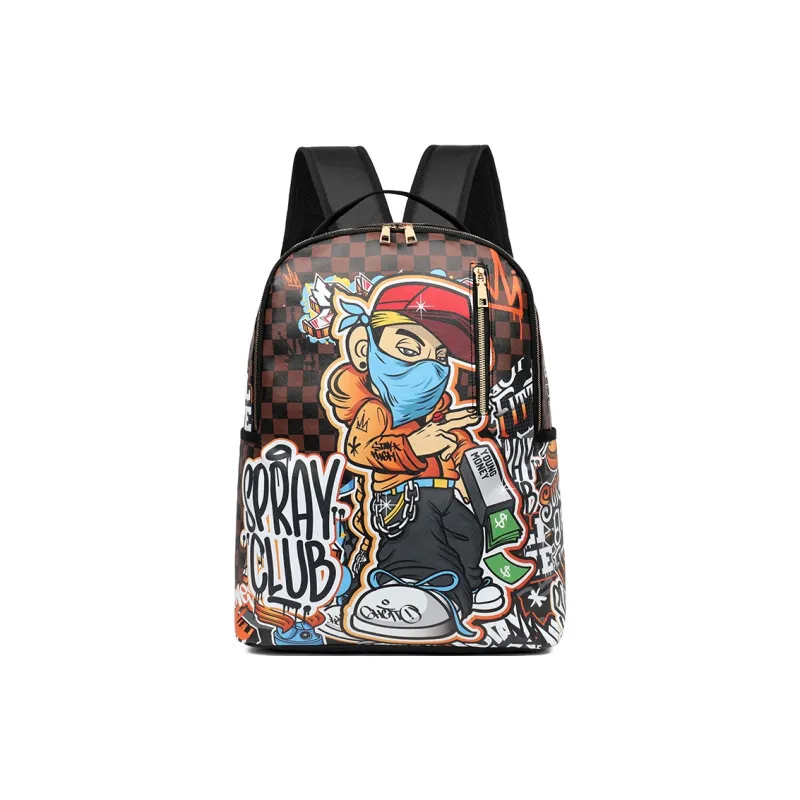 Debecca PU Backpack Unisex Multicolor-3
