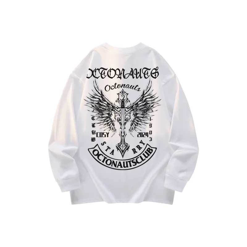 Small Columns Under The Sea Long Sleeved T Shirts Unisex-0