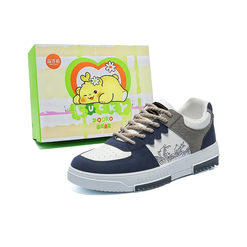 Budding Bear Abrasion Resistant Slip Resistant Low Top Skateboard Shoes Men's-8