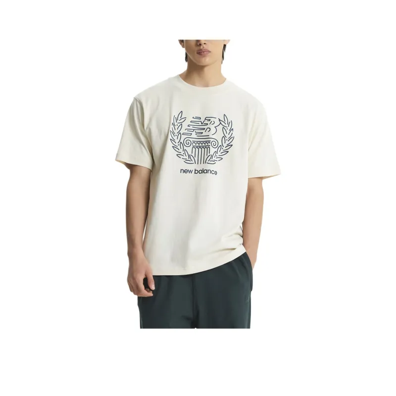 New Balance T Shirt Men's Beige-0