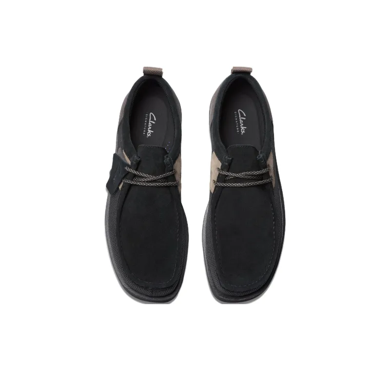 Clarks Wallabee Casual Shoes Men's Black-3