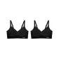 [2 Pack]Black+Black