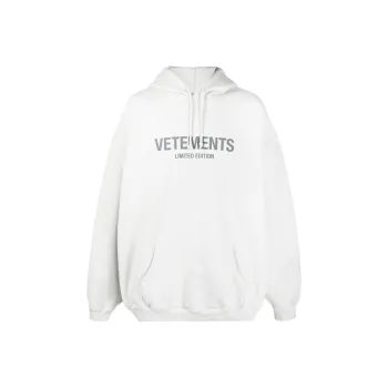 Vetements Sweatshirts Men Gray White