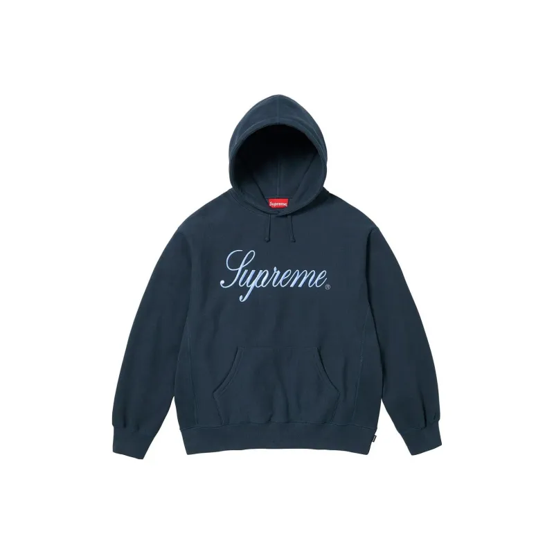 Supreme Raised Script Hooded Sweatshirt-1