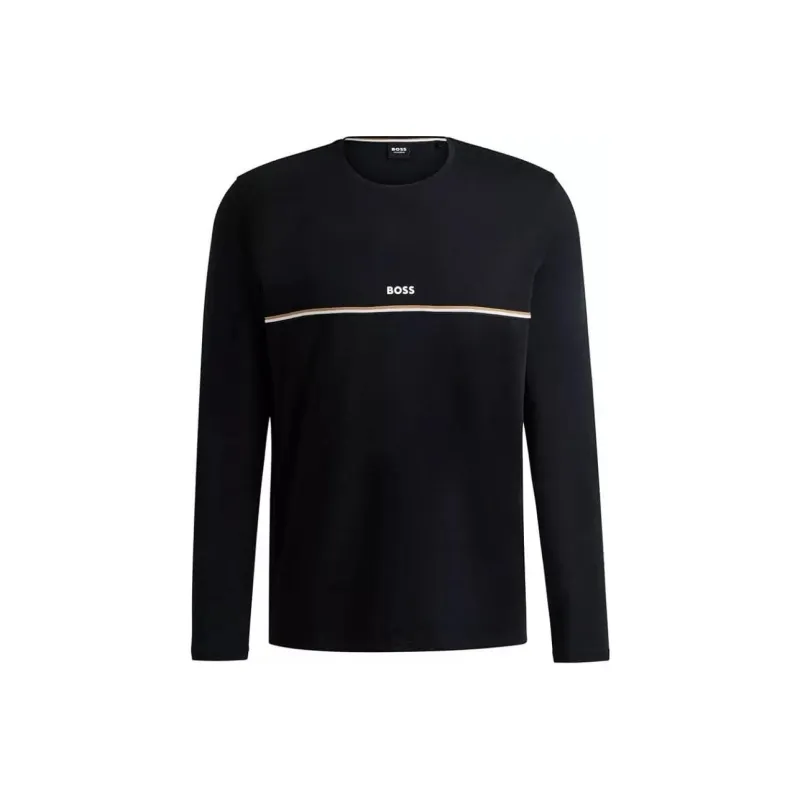HUGO BOSS Logo print Long sleeve T shirt-0