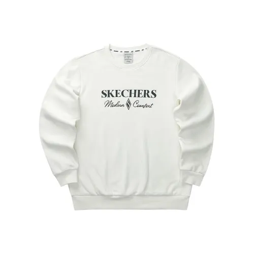Skechers Diamond Series Sweatshirts Unisex Marshmallow White/0074