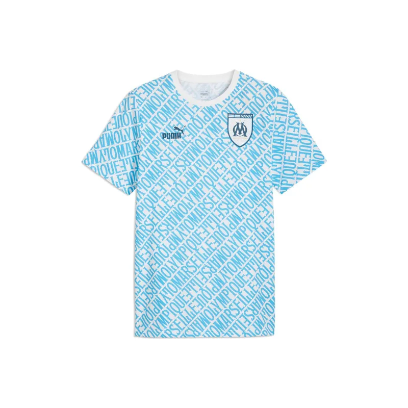 PUMA Olympique De MarseilleFTBLCULTURE SS24 T-Shirt Men's Blue-0