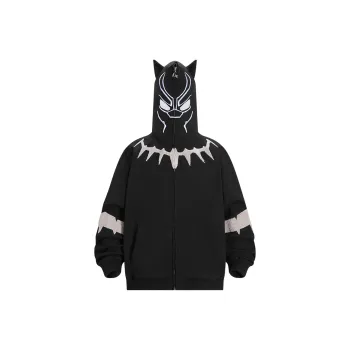 KAKAZZY Sweatshirts Unisex Black