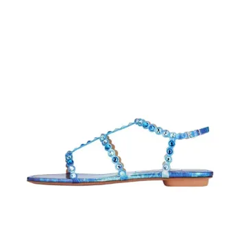 AQUAZZURA Tequila Roman Sandals Women's Blue