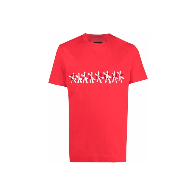 Givenchy Tufting Overprint Slim Fit T Shirt-0
