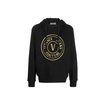 VERSACE JEANS COUTURE Logo print Cotton Hoodie