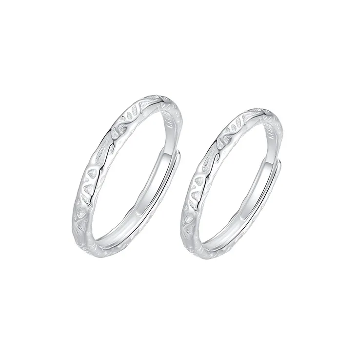 FBRUE 999 Fine Silver Rings Unisex-6