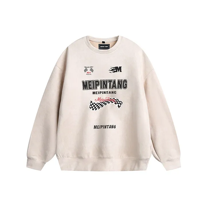 MEIPIN TANG Crew Neck Loose Fit Sweatshirt Unisex-19