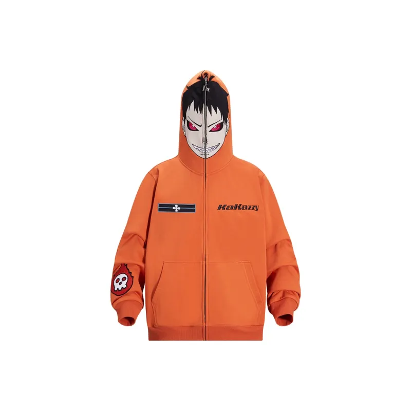 KAKAZZY Sweatshirts Unisex Orange-0