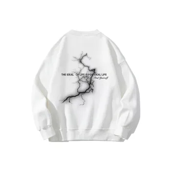 Find Yourself Sweatshirt Unisex White