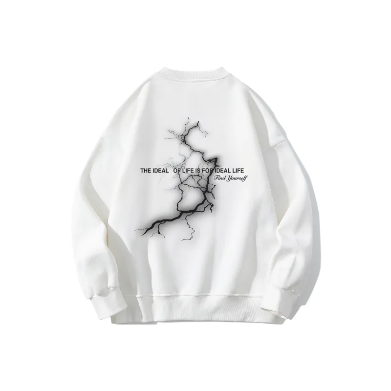 Find Yourself Sweatshirt Unisex White-0
