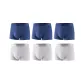 6 Pack (Royal Blue 3+Light Gray 3)