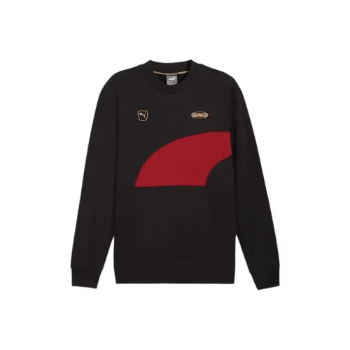 PUMA King Pro SS24 Football Sweatshirt Men's Red Black