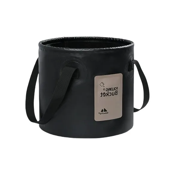 SHINETRIP Outdoor Water Equipment Bucket 10L Camping PVC Polyester Ф240MM*215MM-2