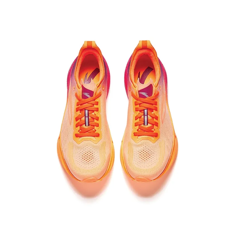 Anta Anti Slip Wear Resistant Low Top Casual Running Shoes Men's Orange Red-2