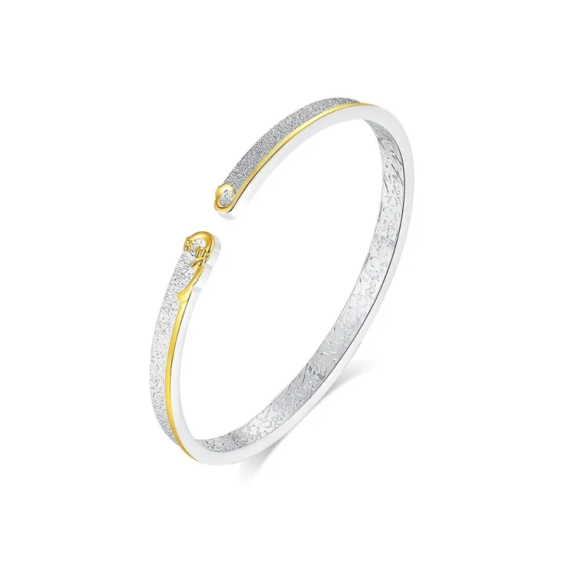 KING SIZE JEWELRY 999 Fine Silver Bangles Women's-0