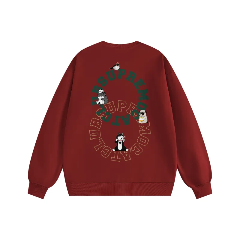 Supremo Cat Sweatshirts Unisex-8