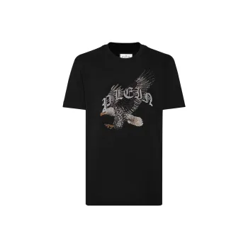 PHILIPP PLEIN Ss Eagle print T shirt
