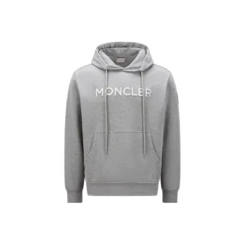 Moncler Logo print Drawstring Hoodie