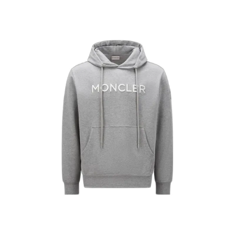 Moncler Logo print Drawstring Hoodie-0