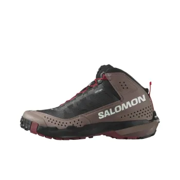 SALOMON S/LAB Waterway Anti Slip Wear Resistant Mid Top Hiking Shoes Unisex Black