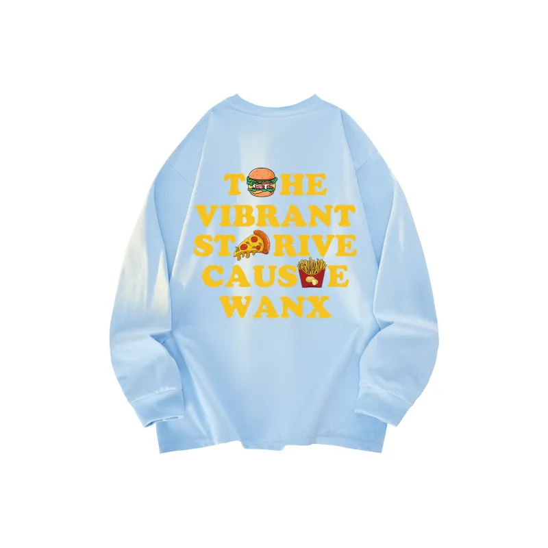 WANX Long Sleeved T Shirts Unisex-7