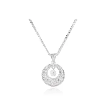 Silver Arashi Sterling Silver Necklace 999 Fine Silver Women's