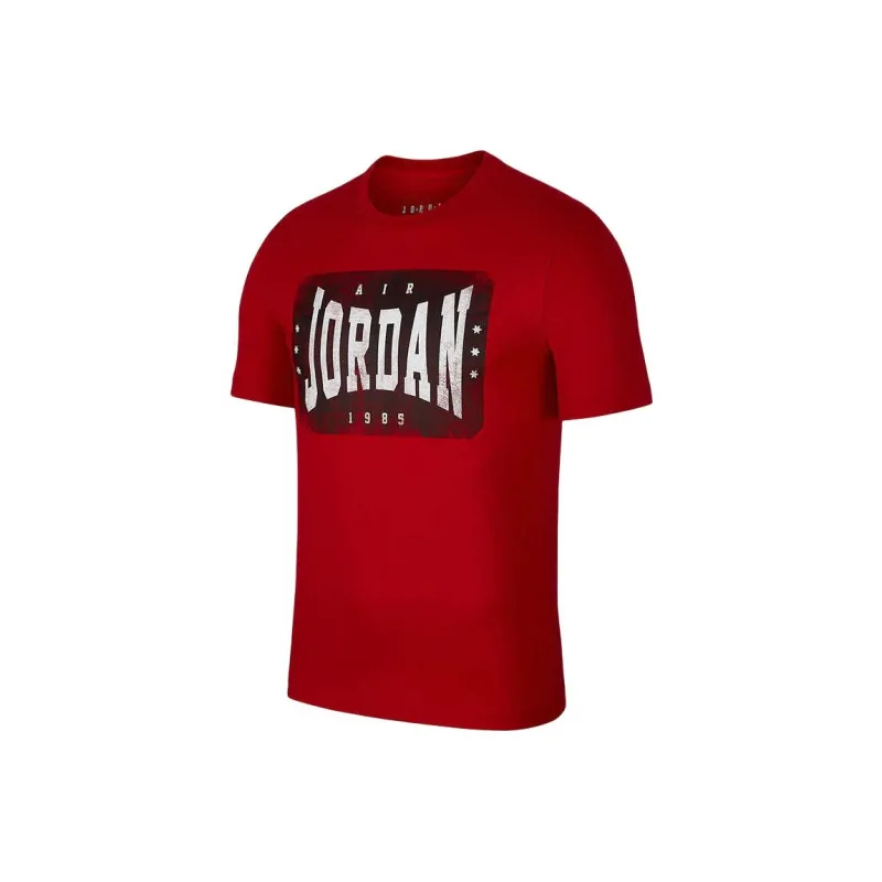 Jordan T Shirts Men Red-0