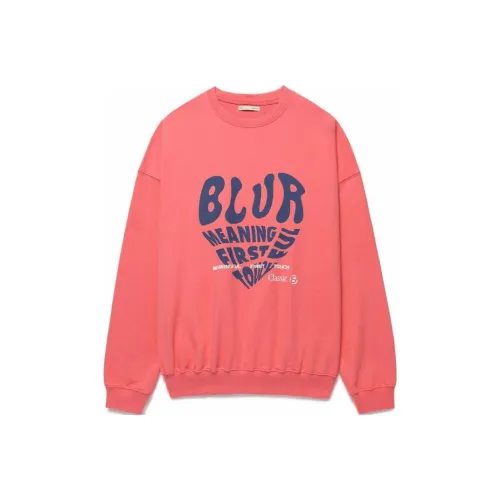 Blur 1.0 Sweatshirts Unisex Pink