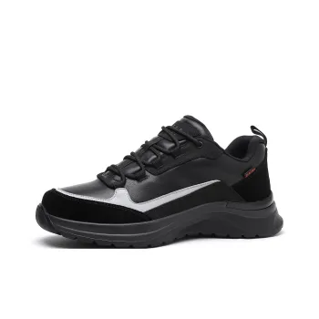 ELLE HOMME Abrasion Resistant Low Top Casual Shoes Men's Black