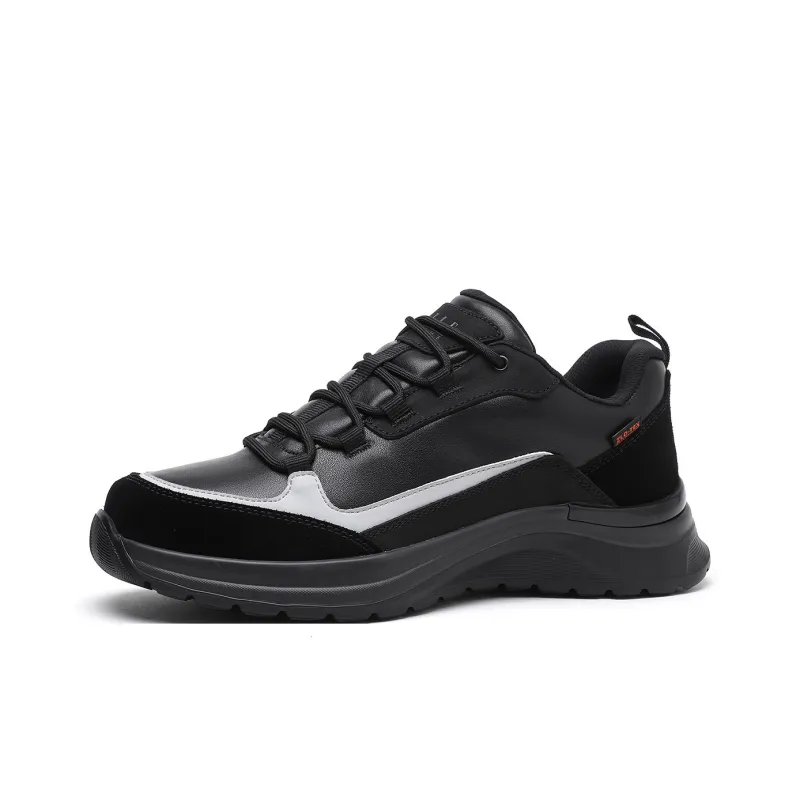 ELLE HOMME Abrasion Resistant Low Top Casual Shoes Men's Black-0