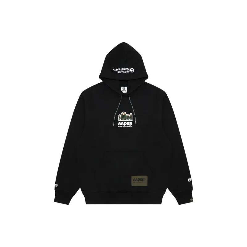 Aape Logo print Drawstring Hoodie-2