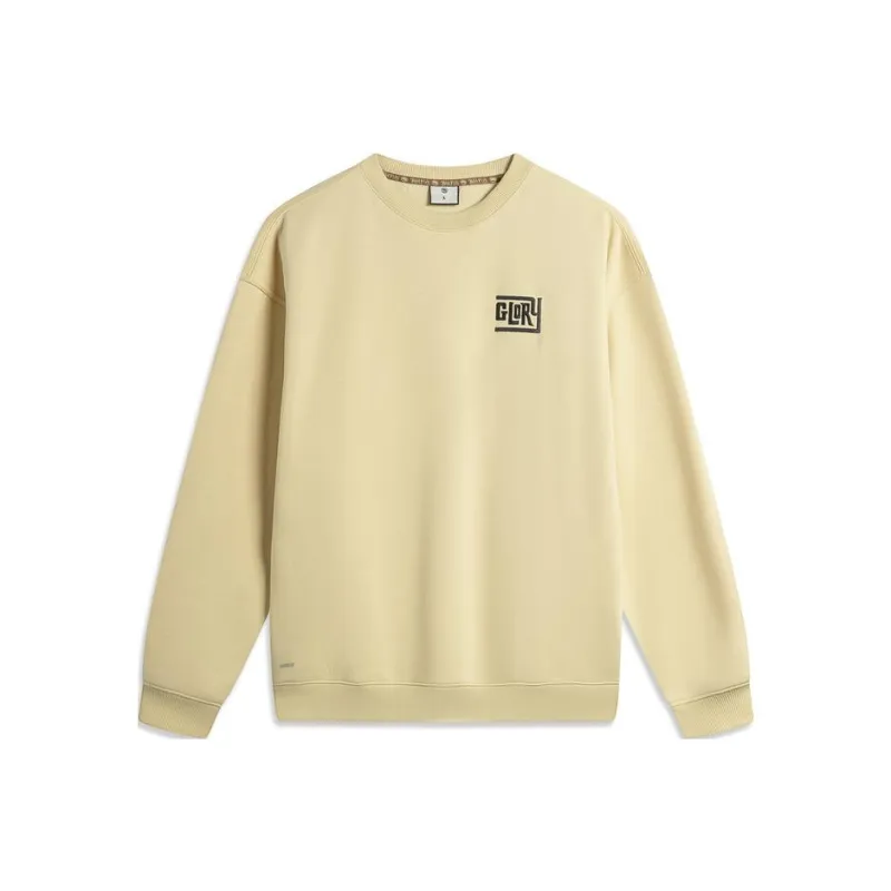 LiNing x MISTER CARTOON Sweatshirt Men's Lotus Yellow-0