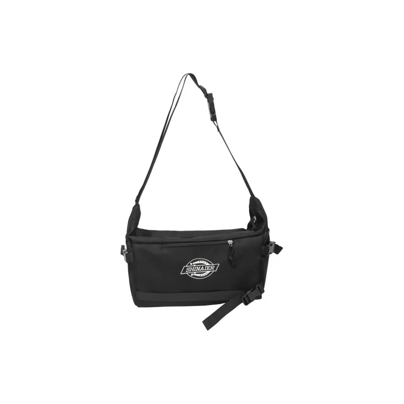 DCLOUD Nylon Messenger Bag, Crossbody Bag Unisex White/Black/Blue/Khaki/Red-7
