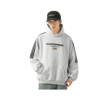WOOD SOON Print Pullover Loose Fit 2024 Spring Couple Top Men's