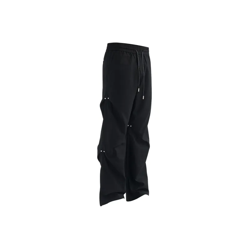 CHINISM Casual Pants Unisex Black-1
