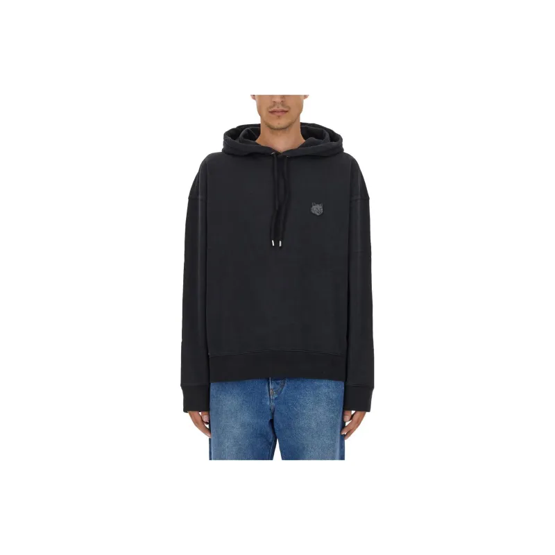 Maison Kitsune Fox motif Cotton Hoodie-0