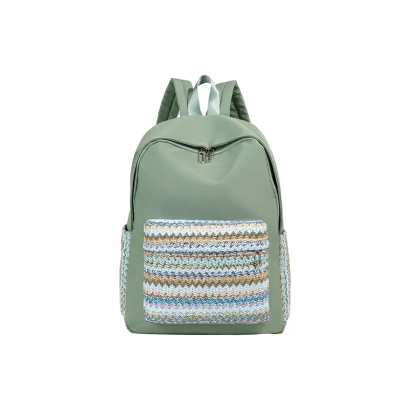 SEVENMOONS Nylon Fabric Backpack Unisex Multicolor-2