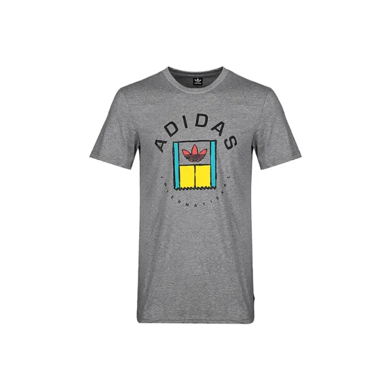Adidas Originals ONCOURT T Shirt Men's Gray-0