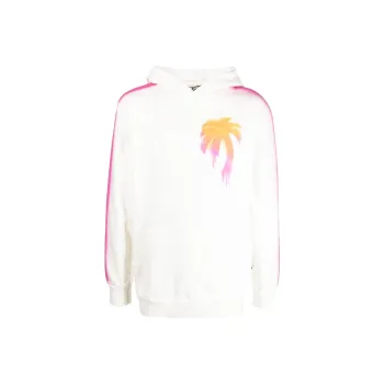 PALM ANGELS Sprayed Palm Printed Hoodie
