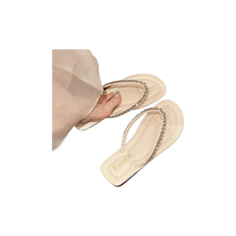 ALPLUME Slippers Ecru Silver Black-2