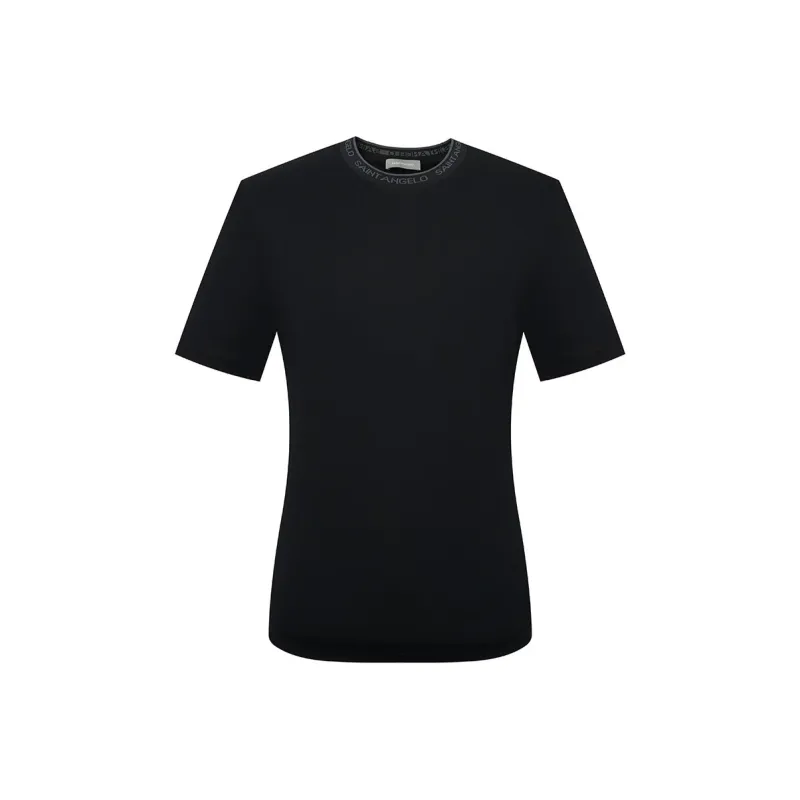 SAINT ANGELO T Shirt Unisex Obsidian Black-0
