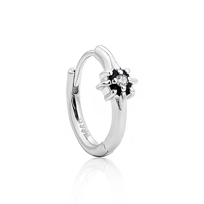 FOREVER MELODY S 999 Fine Silver Earrings Men's-0