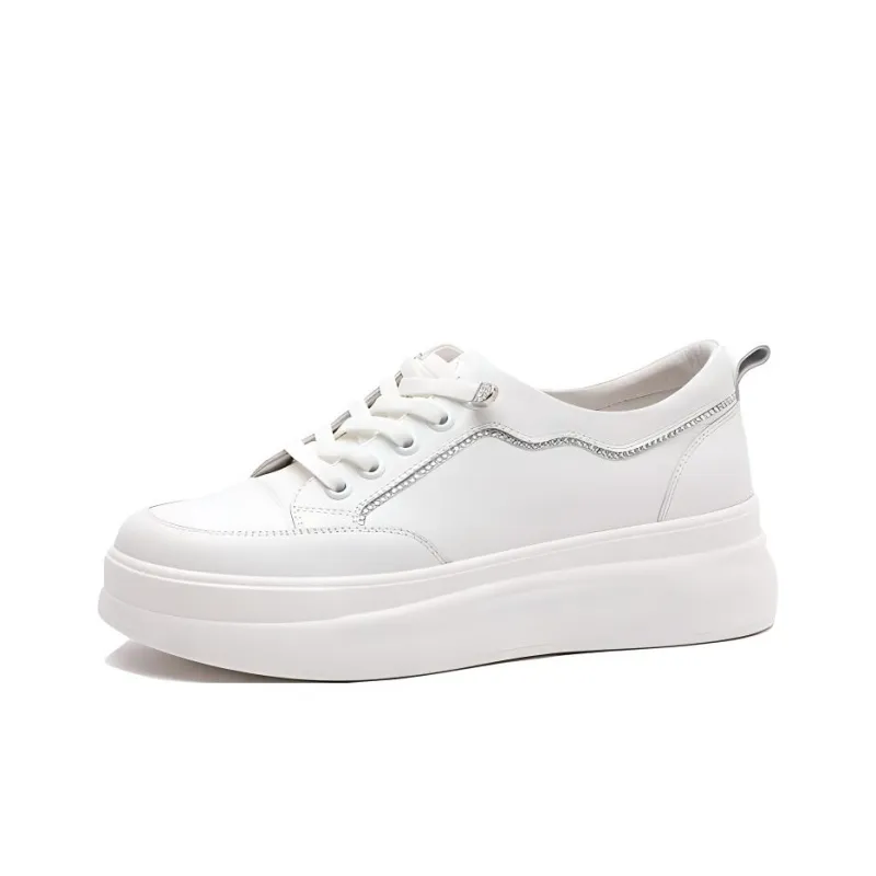 Satchi Low Top Casual Shoes Women's White-0