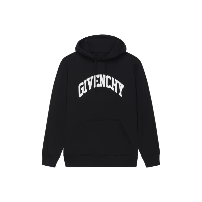 Givenchy Logo Printed Drawstring Hoodie-0